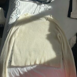 A.L.C Sweater Mock  Neck Cream Women’s Large